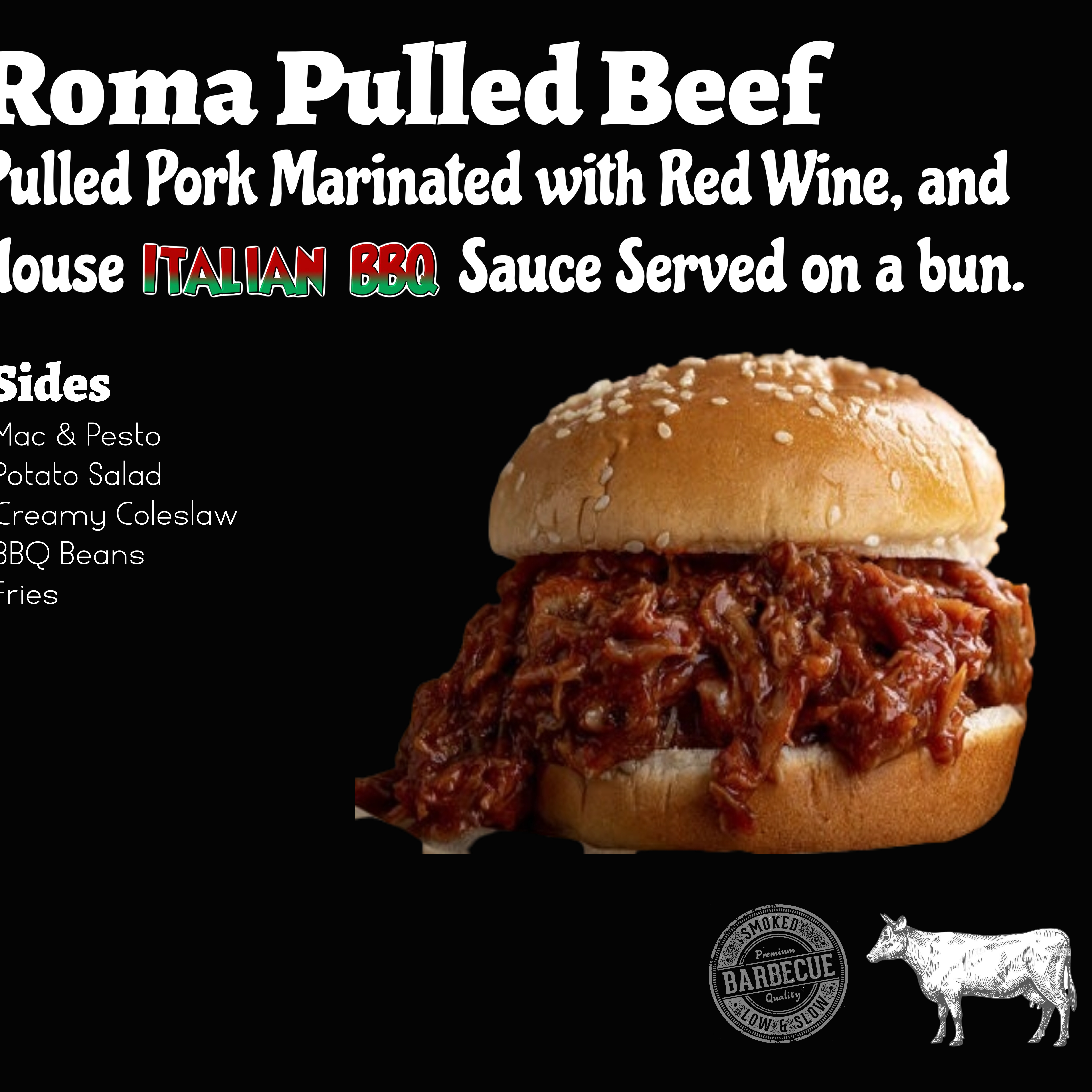 Roma pulled beef 